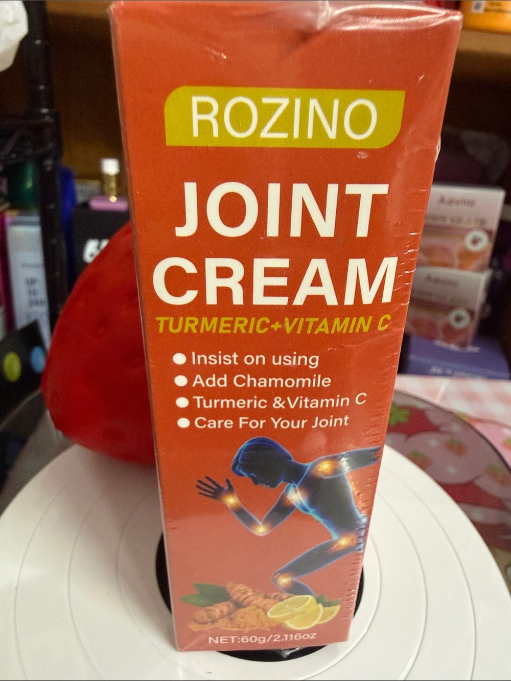 Rozino Turmeric + Vitamin C Joint Cream — Red